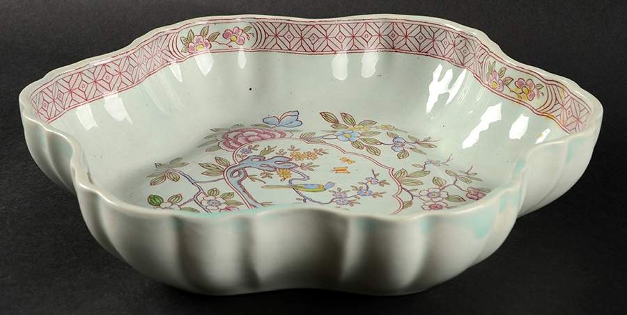 Singapore Bird (Older Backstamp) 9" Melon Bowl by Adams China-1