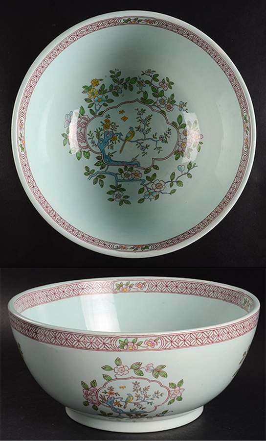 Singapore Bird (Older Backstamp) 10" Chinese Bowl by Adams China-1