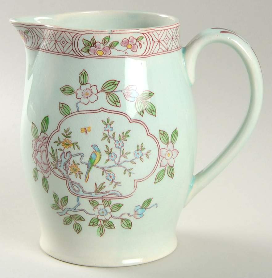 Singapore Bird (Older Backstamp) 32 Oz Pitcher by Adams China-1
