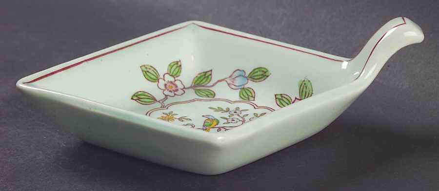 Singapore Bird (Older Backstamp) Small Diamond Shape Ashtray by Adams China-1