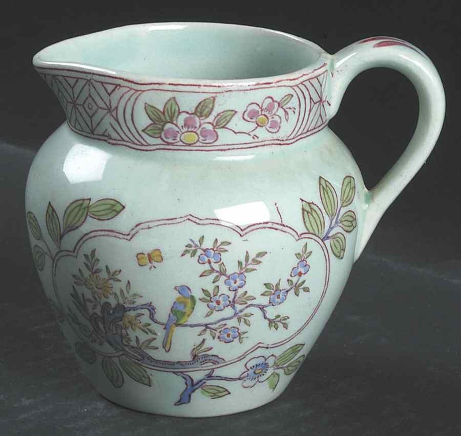 Singapore Bird (Older Backstamp) Creamer by Adams China-1