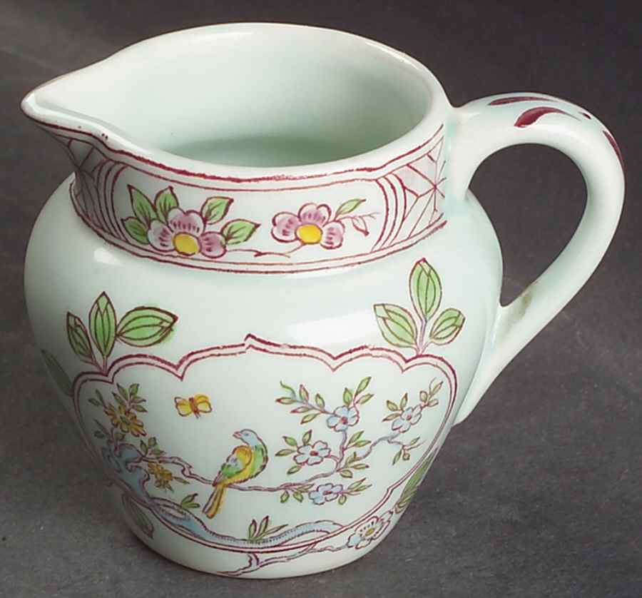 Singapore Bird (Older Backstamp) Mini Creamer by Adams China-1