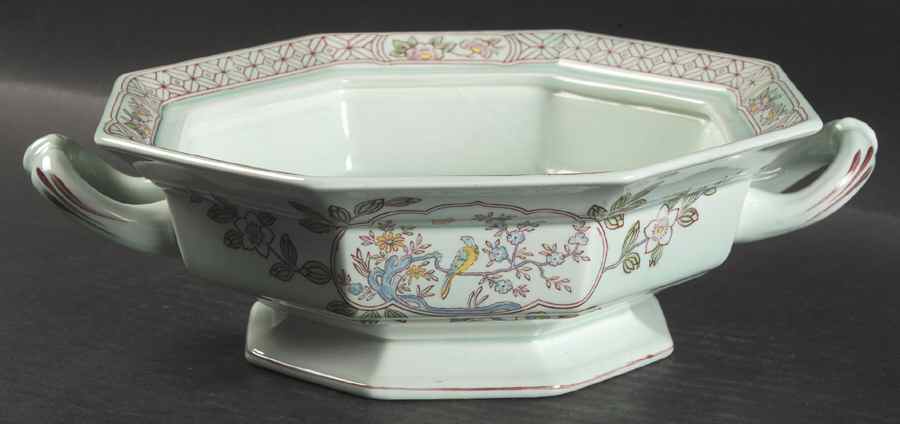 Singapore Bird (Older Backstamp) Round Vegetable No Lid by Adams China-1