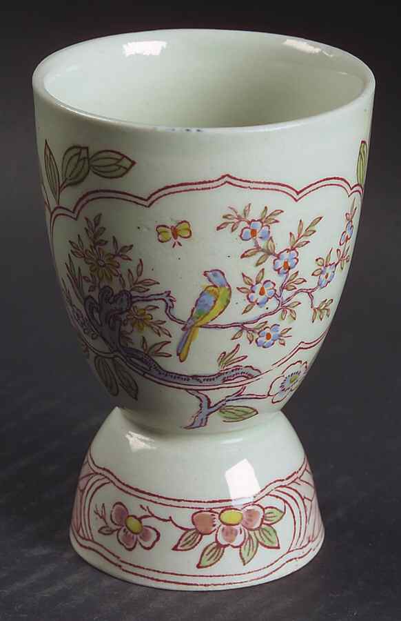 Singapore Bird (Older Backstamp) Double Egg Cup by Adams China-1
