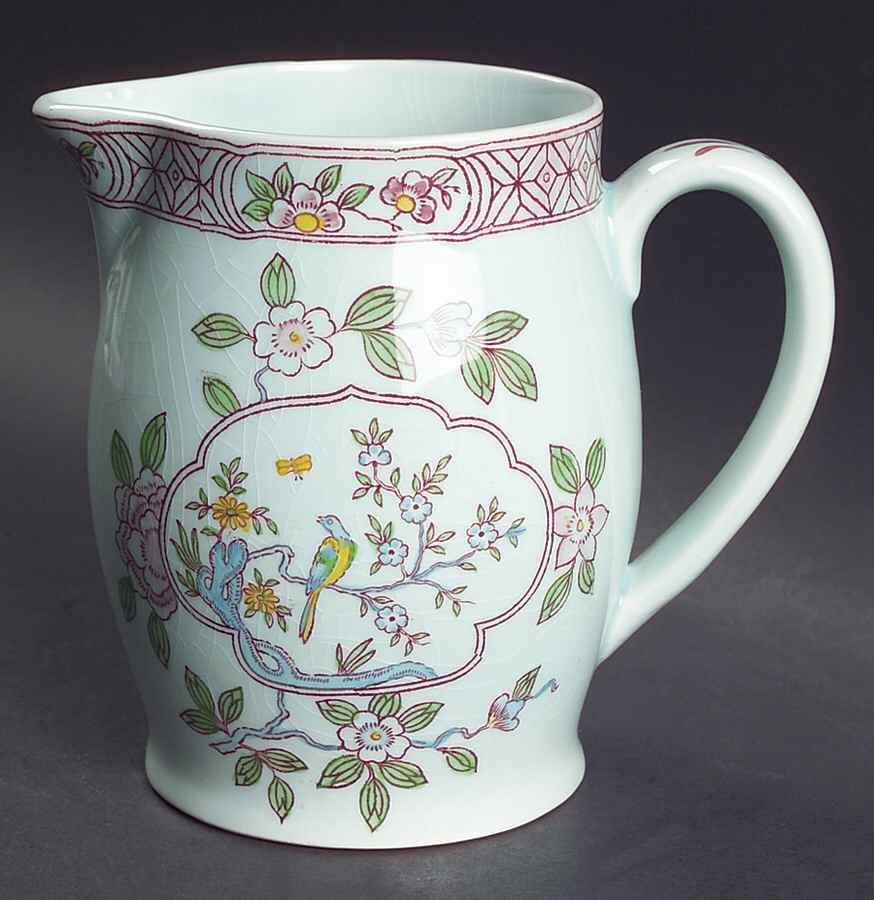 Singapore Bird (Older Backstamp) 16 Oz Pitcher by Adams China-1