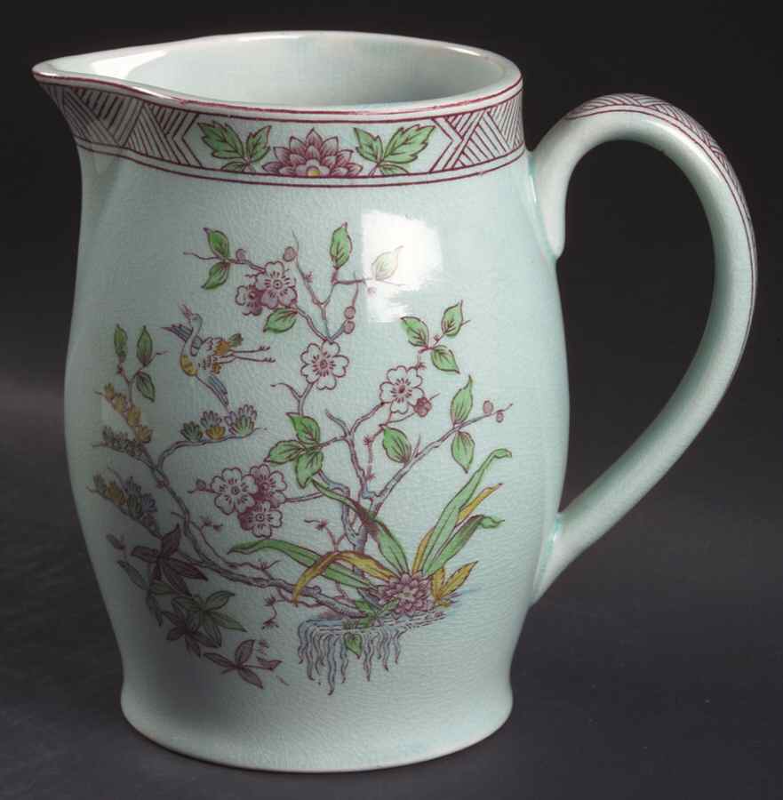 Singapore Bird (Older Backstamp) 24 Oz Pitcher by Adams China-1