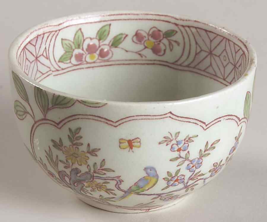 Singapore Bird (Older Backstamp) Mini Open Sugar Bowl by Adams China-1