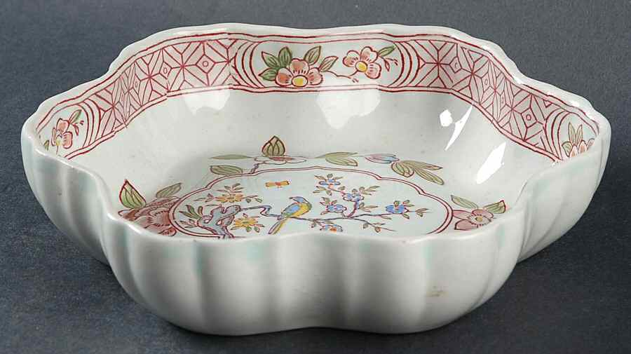 Singapore Bird (Older Backstamp) 6" Melon Bowl by Adams China-1