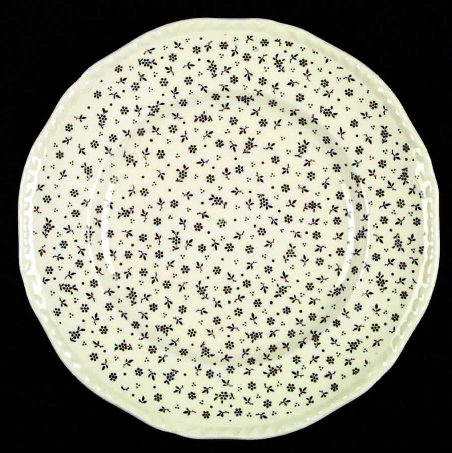 Sprig Brown Dinner Plate by Adams China-1