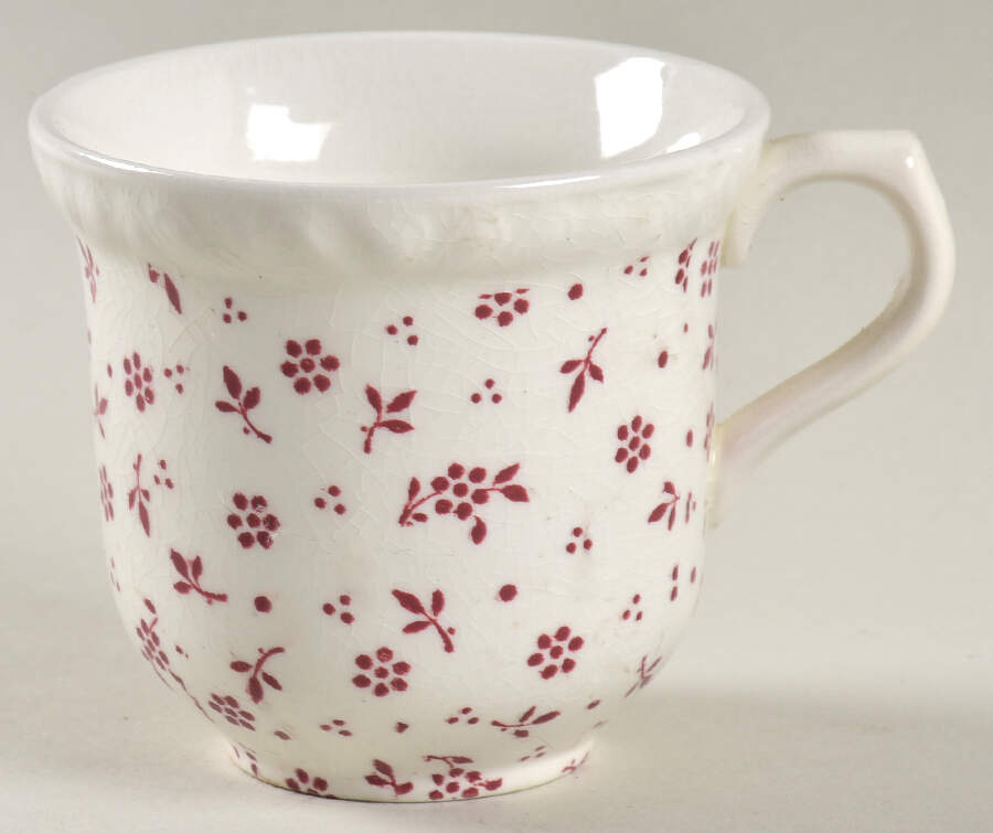 Sprig Pink Demitasse Cup by Adams China-1