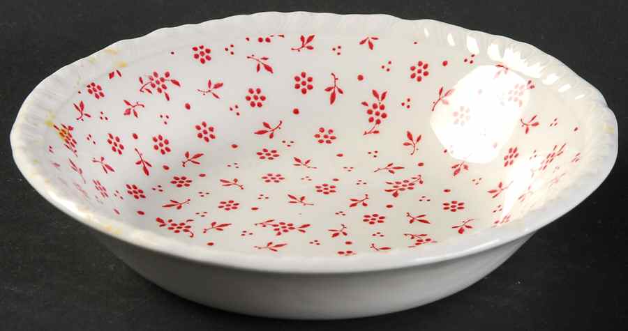 Sprig Pink Fruit/Dessert (Sauce) Bowl by Adams China-1