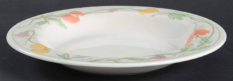 Summer Delight Rim Soup Bowl by Adams China-1