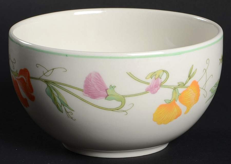 Summer Delight Open Sugar Bowl by Adams China-1