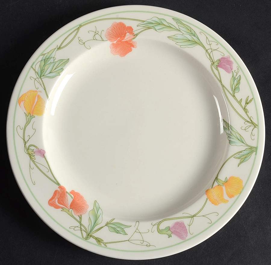 Summer Delight Dessert/Pie Plate by Adams China-1