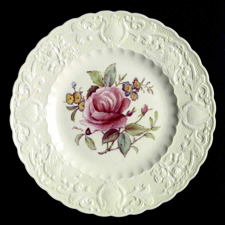 Swansea Rose Luncheon Plate by Adams China-1