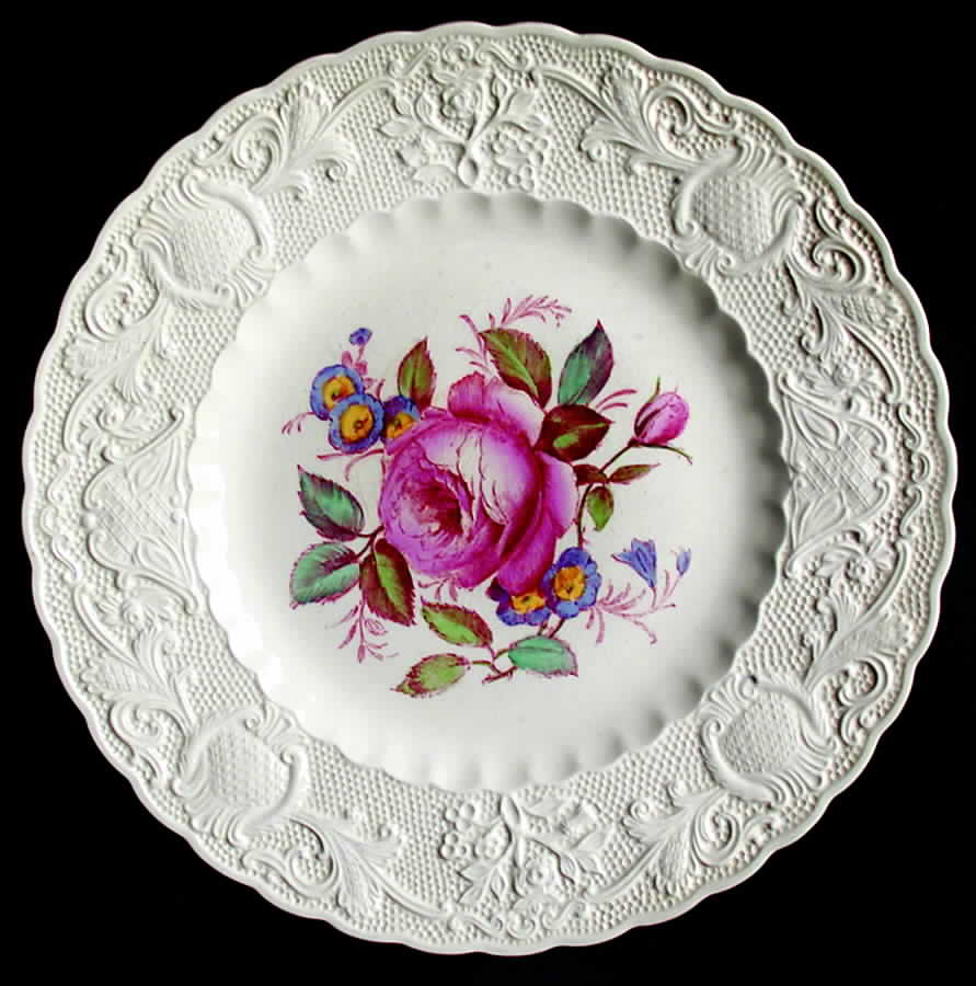 Swansea Rose Luncheon Plate by Adams China-1