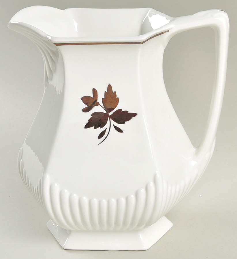 Tea Leaf Copper 48 Oz Pitcher by Adams China-1