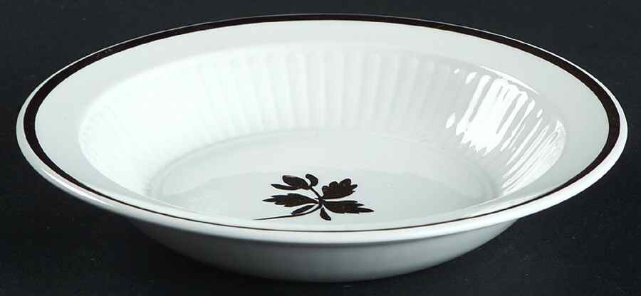 Tea Leaf Copper Rim Fruit/Dessert (Sauce) Bowl by Adams China-1