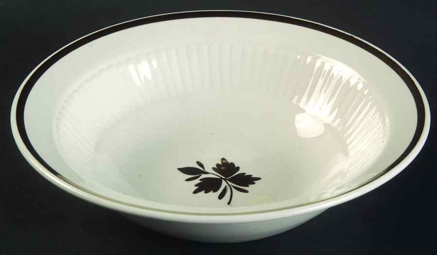 Tea Leaf Copper Rim Cereal Bowl by Adams China-1