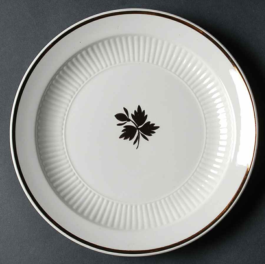 Tea Leaf Copper Luncheon Plate by Adams China-1