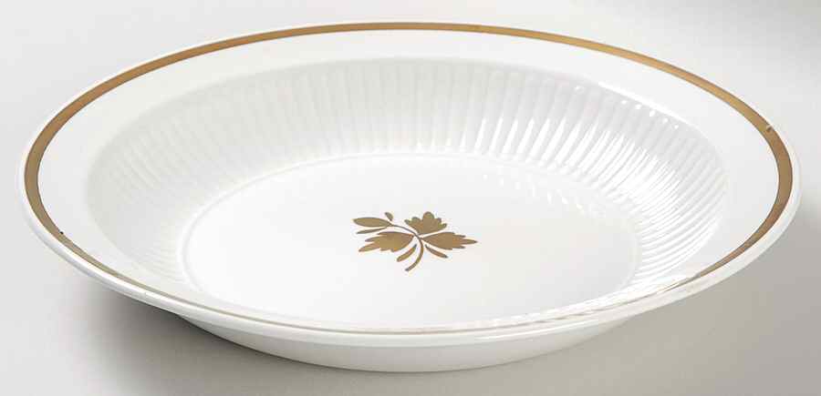 Tea Leaf Copper Coupe Soup Bowl by Adams China-1