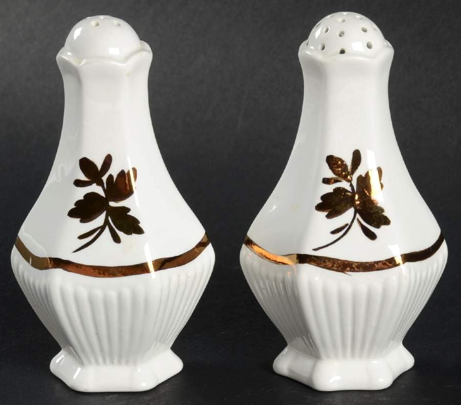 Tea Leaf Copper Salt & Pepper Set by Adams China-1