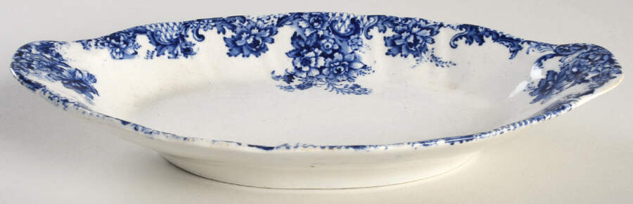 Trellis Blue Relish by Adams China-1