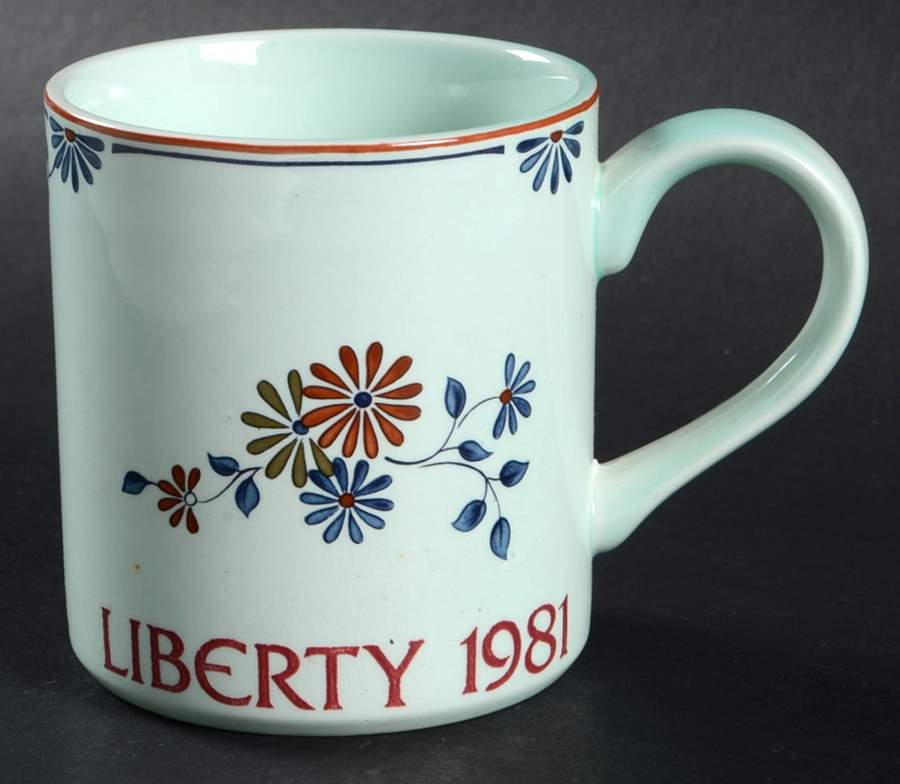 Vermont (Red Trim) Mug by Adams China-1