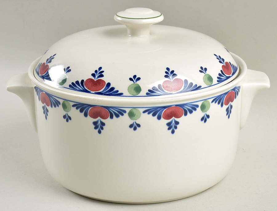 Veruschka 1.5 Qt Round Covered Casserole by Adams China-1