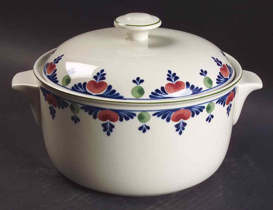 Veruschka 1.5 Qt Round Covered Casserole by Adams China-1