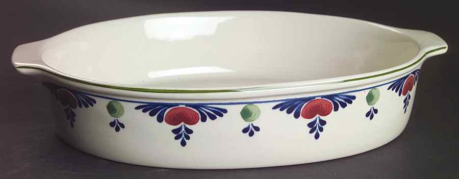 Veruschka 10" Oval Baker by Adams China-1