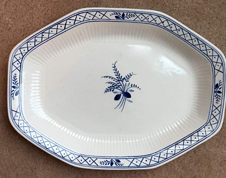 Victoriana 11" Oval Serving Platter by Adams China-1