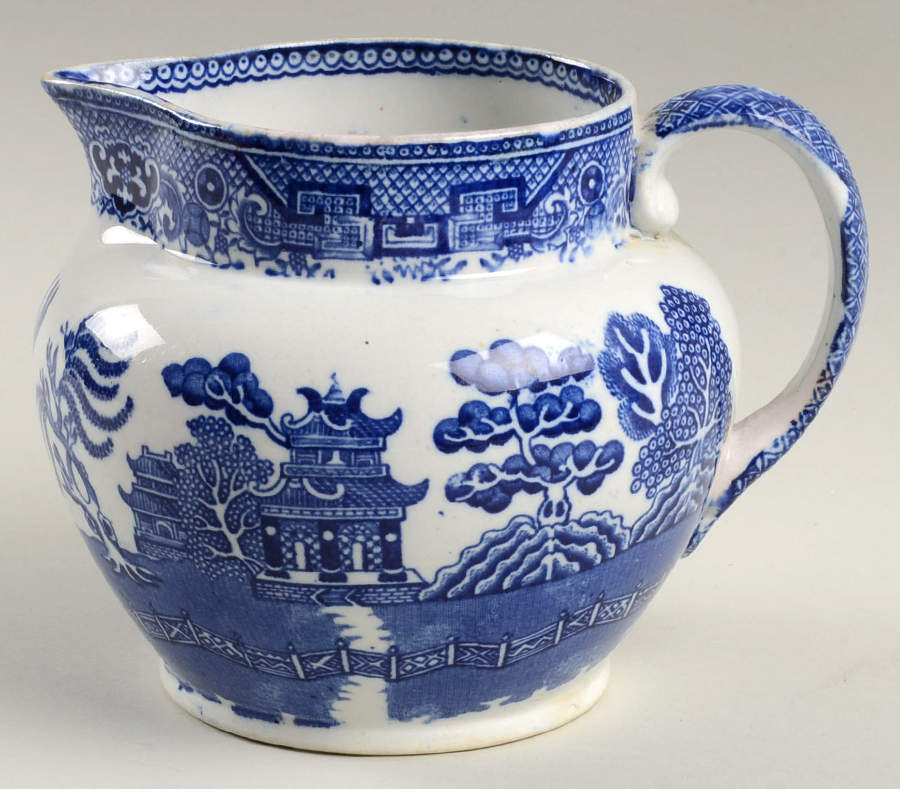 Willow Blue (Smooth, No Trim) 28 Oz Pitcher by Adams China-1