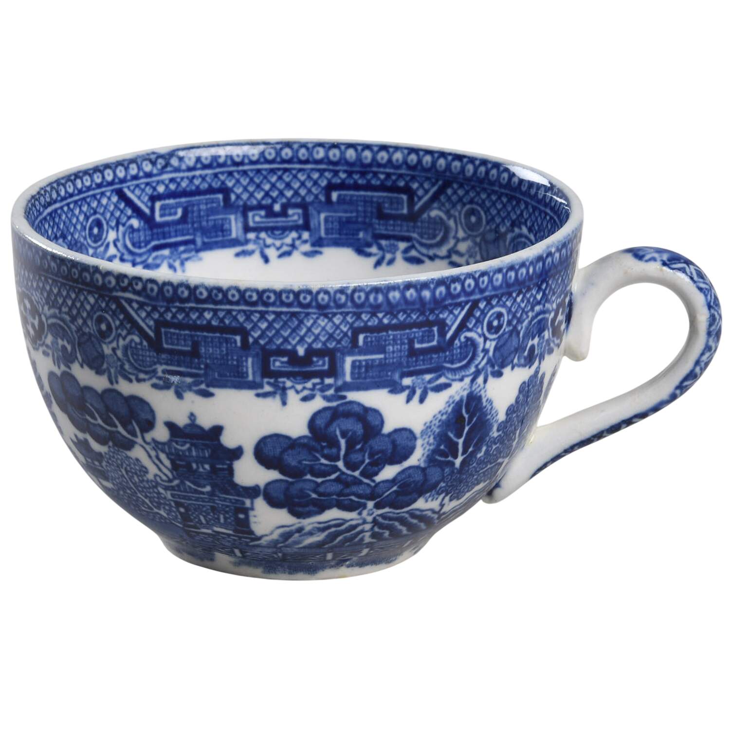 Willow Blue (Smooth, No Trim) Flat Cup by Adams China-1