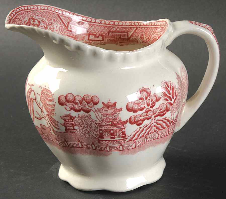 Willow Pink Creamer by Adams China-1