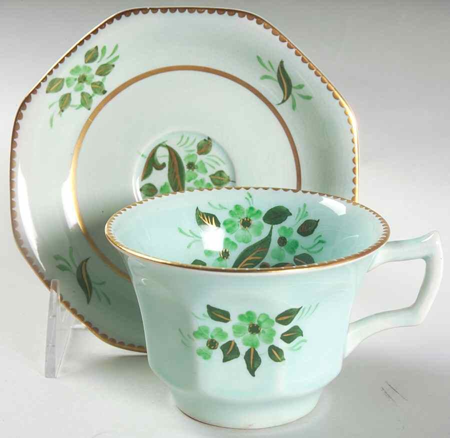 Wyndham Flat Cup & Saucer Set by Adams China-1