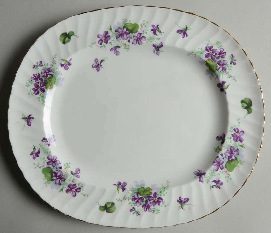 H890 11" Oval Serving Platter by Adderley-1