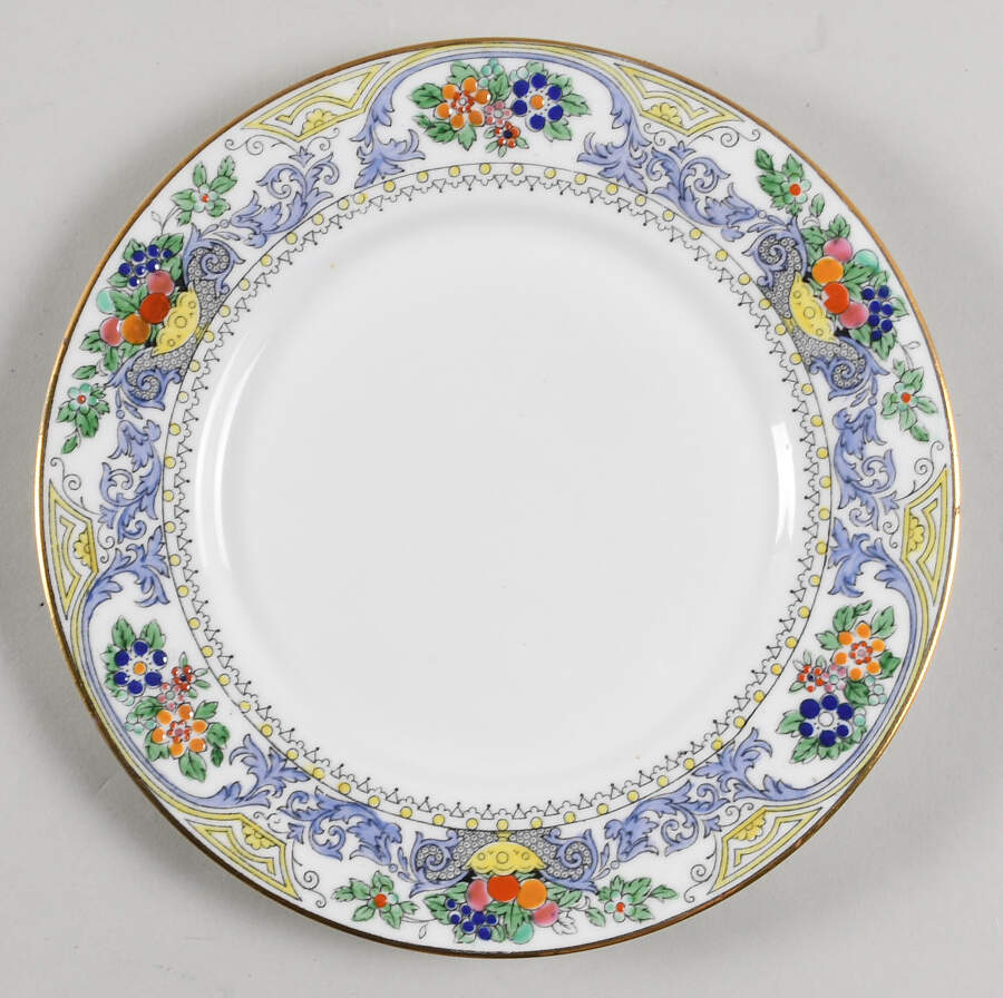 Almora (White Background) Dessert/Pie Plate by Adderley-1