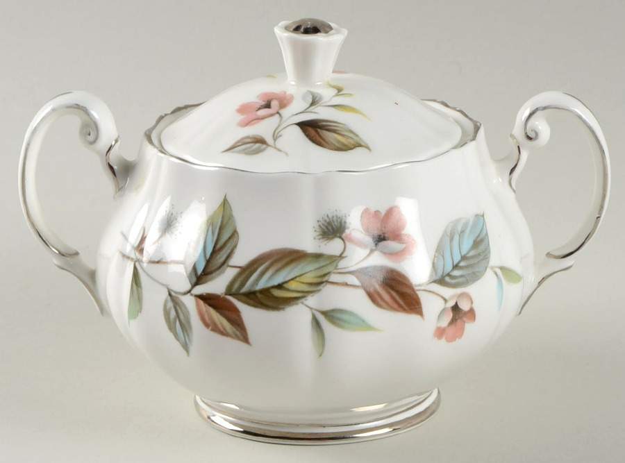 Beechwood Sugar Bowl & Lid by Adderley-1