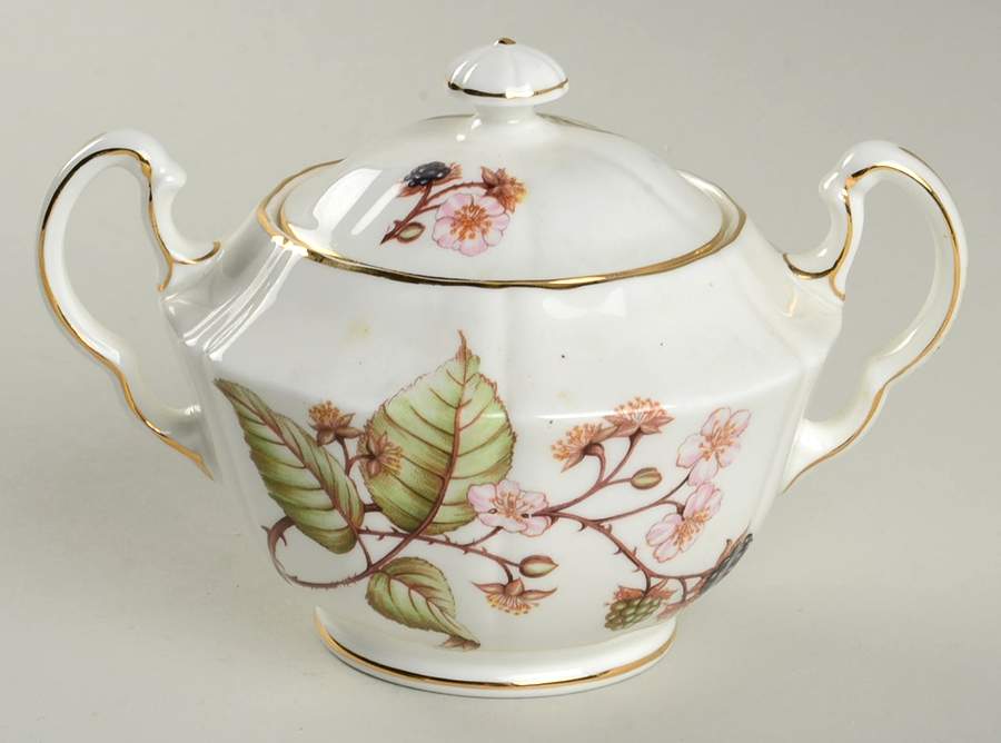 Bramble (No Number) Sugar Bowl & Lid by Adderley-1