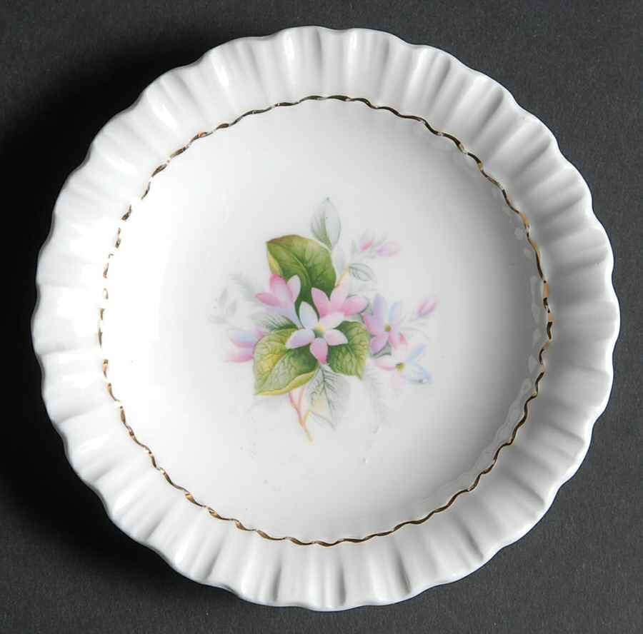 Canadian Provincial Flowers 4" Ashtray by Adderley-1