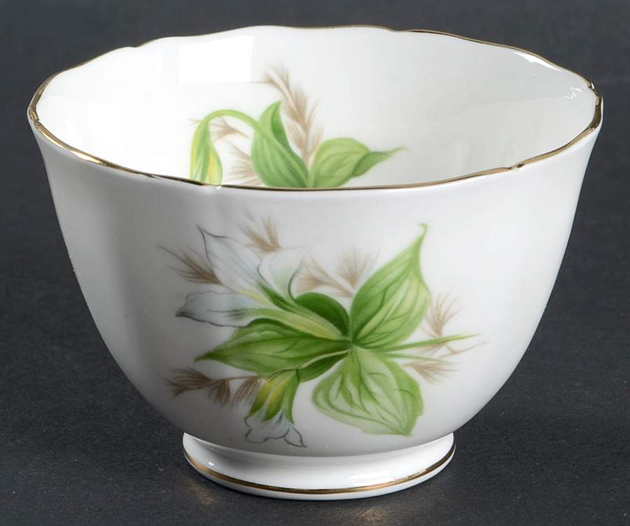 Canadian Provincial Flowers Mini Open Sugar Bowl by Adderley-1