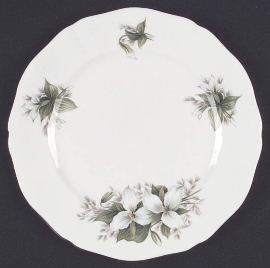 Canadian Provincial Flowers Salad Plate by Adderley-1