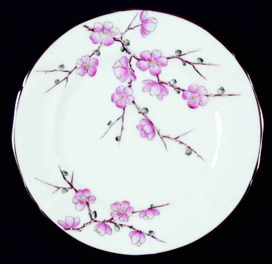 Chinese Blossom (Pink Blossoms) Dinner Plate by Adderley-1