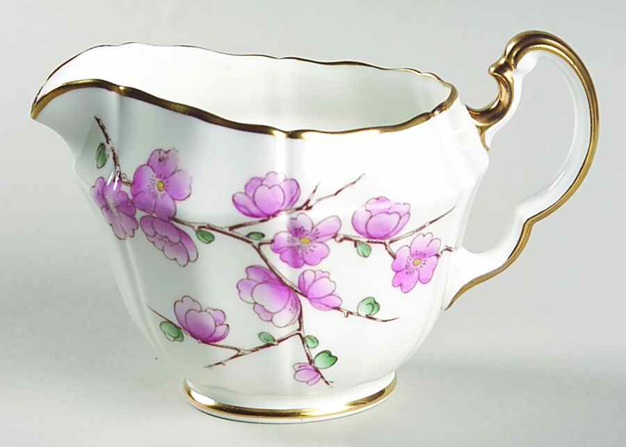 Chinese Blossom (Pink Blossoms) Creamer by Adderley-1