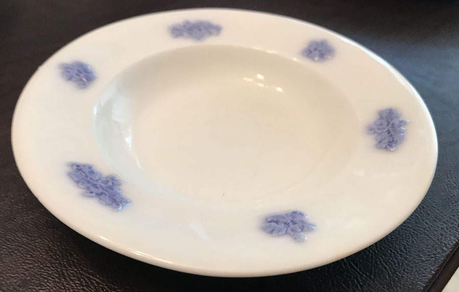 Chelsea (Smooth, Embossed) Rim Fruit/Dessert (Sauce) Bowl by Adderley-1