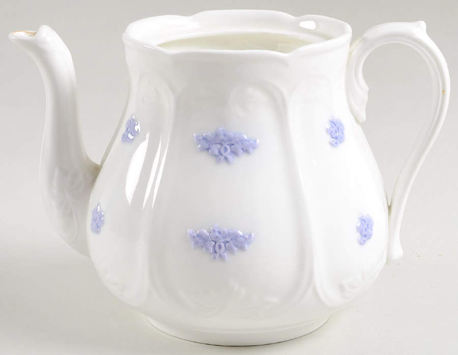 Chelsea (Smooth, Embossed) Teapot No Lid by Adderley-1