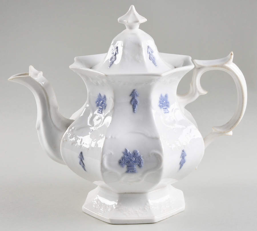 Chelsea (Smooth, Embossed) Coffee Pot & Lid by Adderley-1