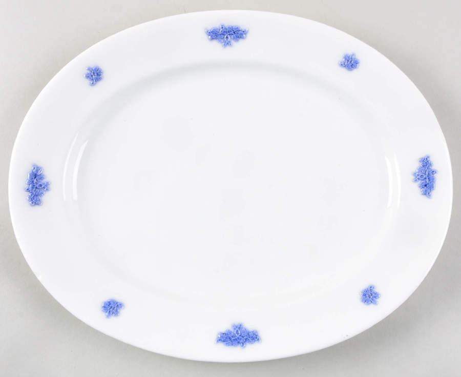 Chelsea (Smooth, Embossed) 12" Oval Serving Platter by Adderley-1