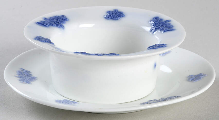 Chelsea (Smooth, Embossed) Ramekin & Saucer Set by Adderley-1